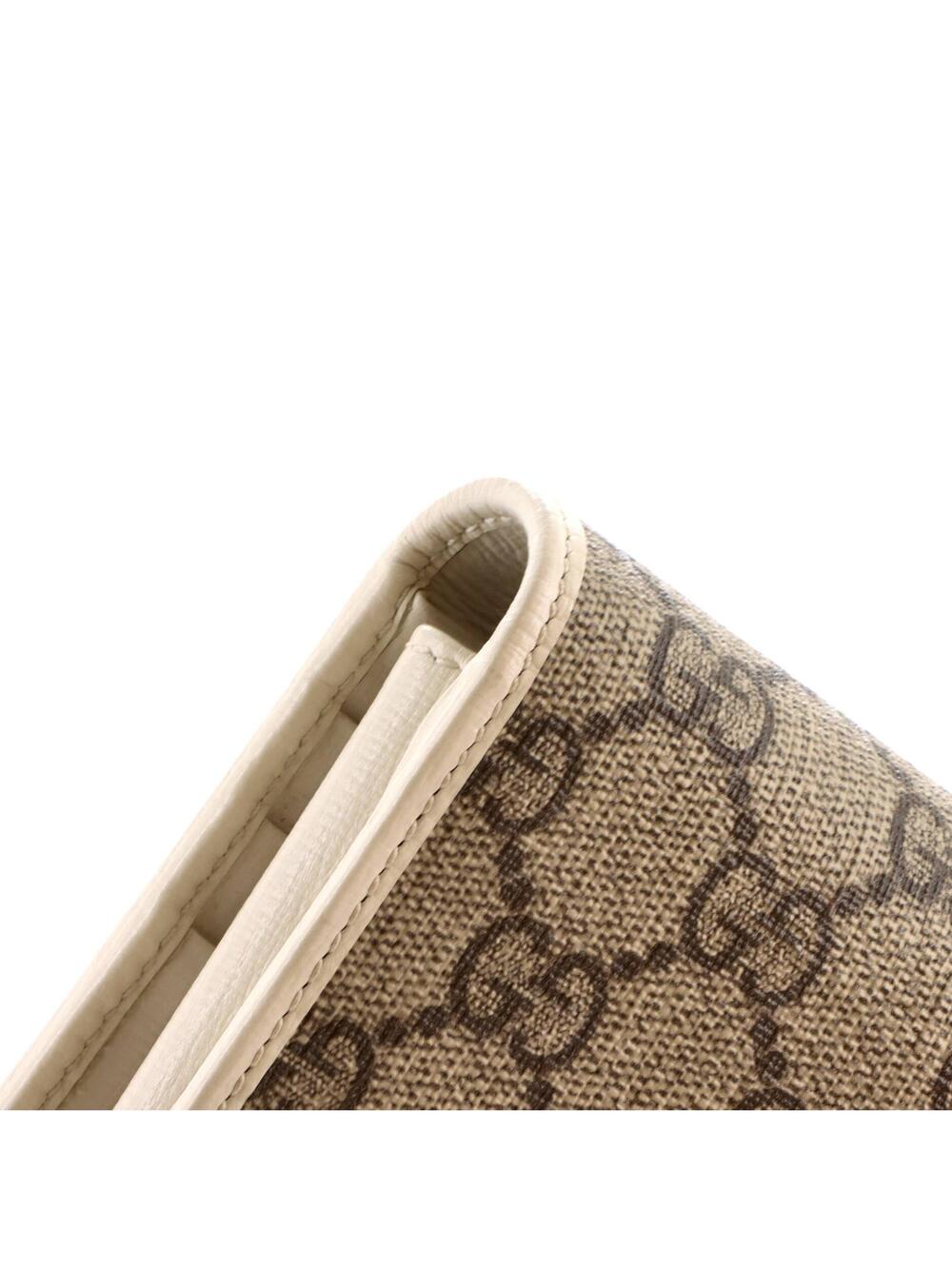 Gucci Horsebit Chain Wallet Gg Coated #324808G94B - Picture 6 of 7